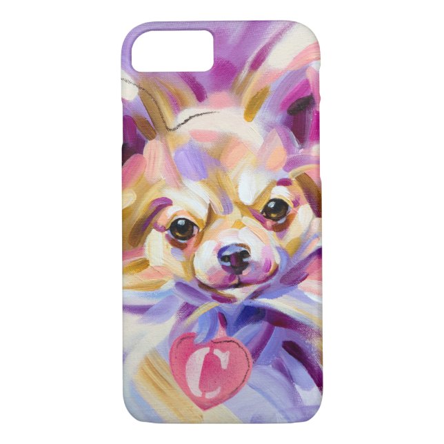 Telefonanschluss Chihuahua Case-Mate iPhone Hülle (Rückseite)
