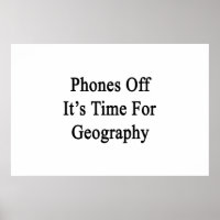 Telefone aus Es ist Zeit für Geografie