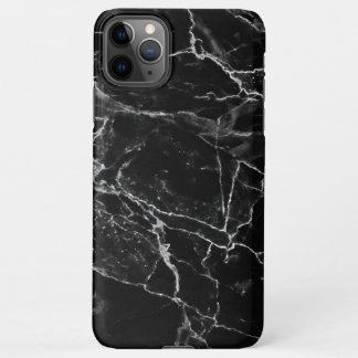 Telefongehäuse aus schwarzem Marmor iPhone 11Pro Max Hülle