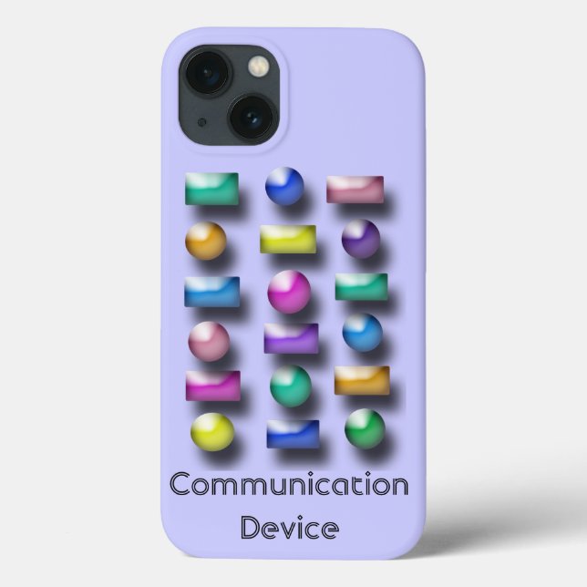 Telefongehäuse - Drei dimensionale Tasten Case-Mate iPhone Hülle (Rückseite)