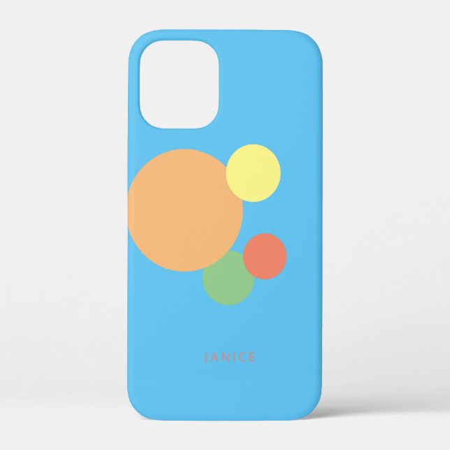 Telefongehäuse Minimaler abstrakter Regenbogenname Case-Mate iPhone Hülle (Rückseite)