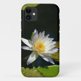 Telefongehäuse mit weißer Wasserlilie iPhone 11 Hülle