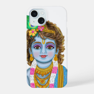Telefonhülle mit Kind Krishna iPhone 15 Hülle