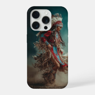 Telefonhülle Native American Tänzer iPhone 15 Pro Hülle