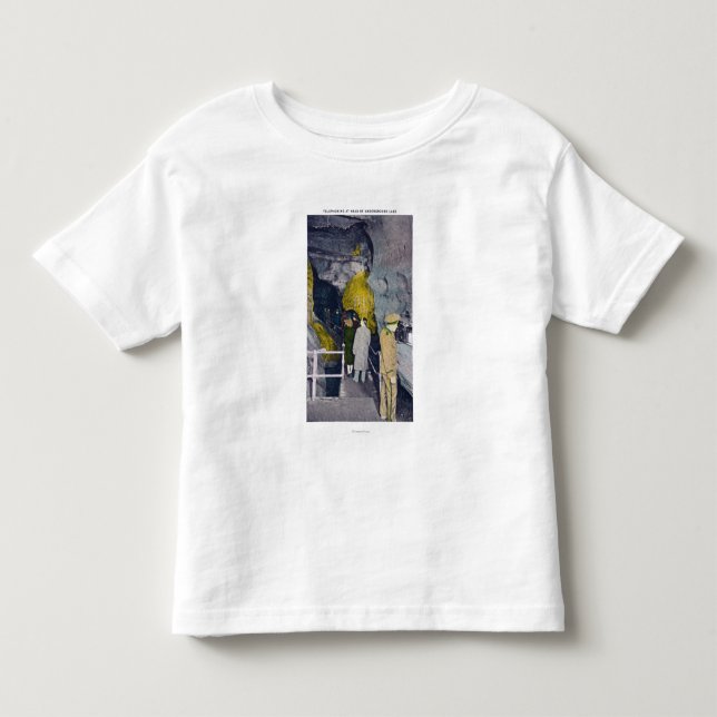 Telefonieren am Kopf von Underground See Kleinkind T-shirt (Vorderseite)