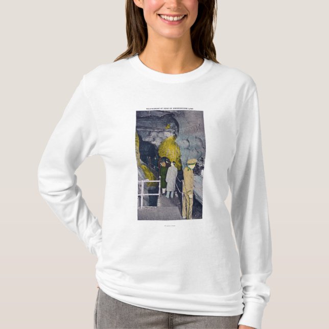 Telefonieren am Kopf von Underground See T-Shirt (Vorderseite)