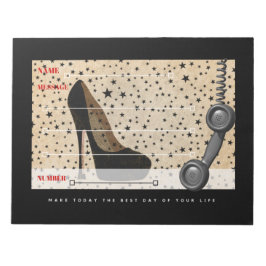 Telefonische Kontaktnachricht Memo Pads Notizblock