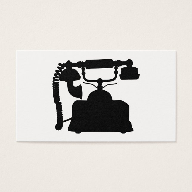 Telefonische Silhouette (Vorderseite)