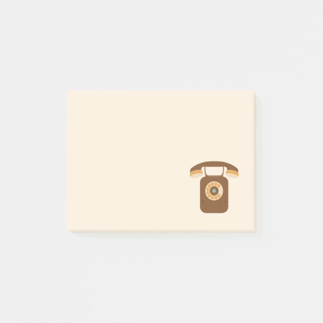 Telefonisches Sticky Notepad Post-it Klebezettel (Vorderseite)