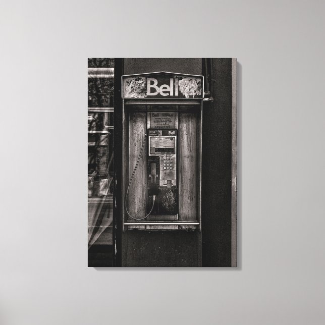 Telefonkabine Nr. 32 Leinwanddruck (Vorderseite)
