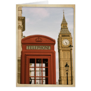 Telefonkabine und Turm des Big Ben
