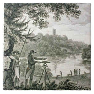 Telefonkarte von Humphrey Repton, graviert durch Fliese
