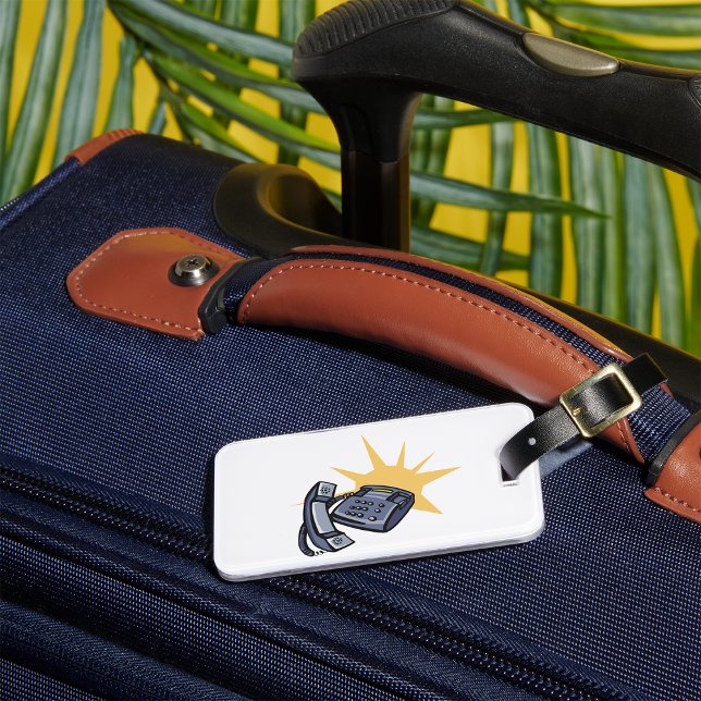 Telefonkommunikation Gepäckanhänger (Von Creator hochgeladen)