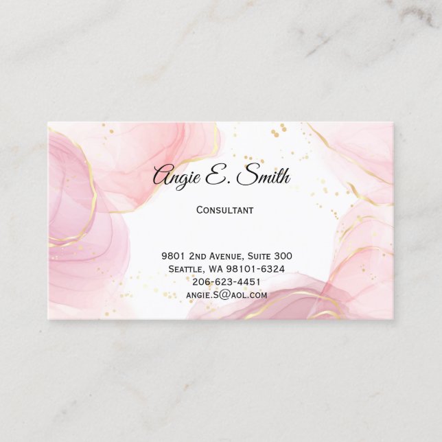 Telefonnummerkarte (Vorderseite)