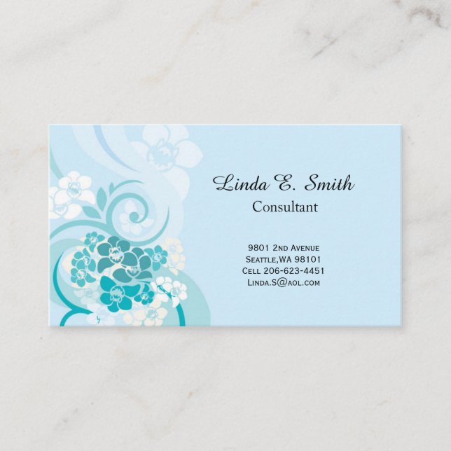 Telefonnummerkarte (Vorderseite)