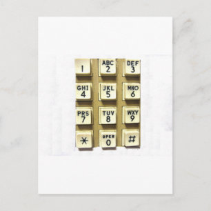 Telefonnummern Postkarte