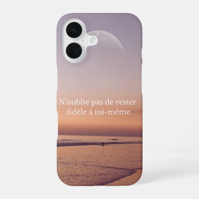 Telefonschale mit Stranddesign iPhone 16 Hülle (Rückseite)