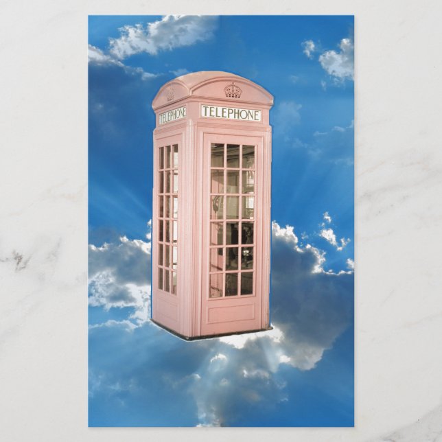 Telefonzelle Briefpapier (Vorderseite)