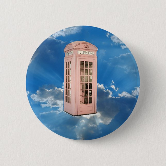 Telefonzelle Button (Vorderseite)