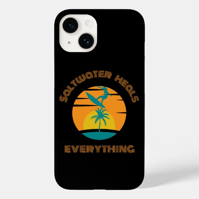Telefonzelle für Surfliebhaber Case-Mate iPhone 14 Hülle (Rückseite)