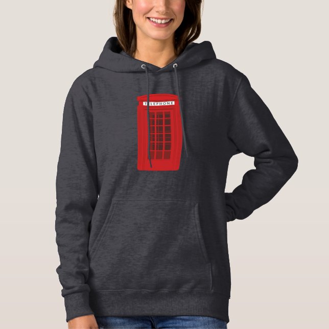 Telefonzelle Hoodie (Vorderseite)