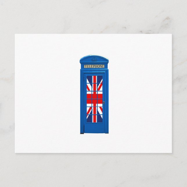 Telefonzelle in London Postkarte (Vorderseite)