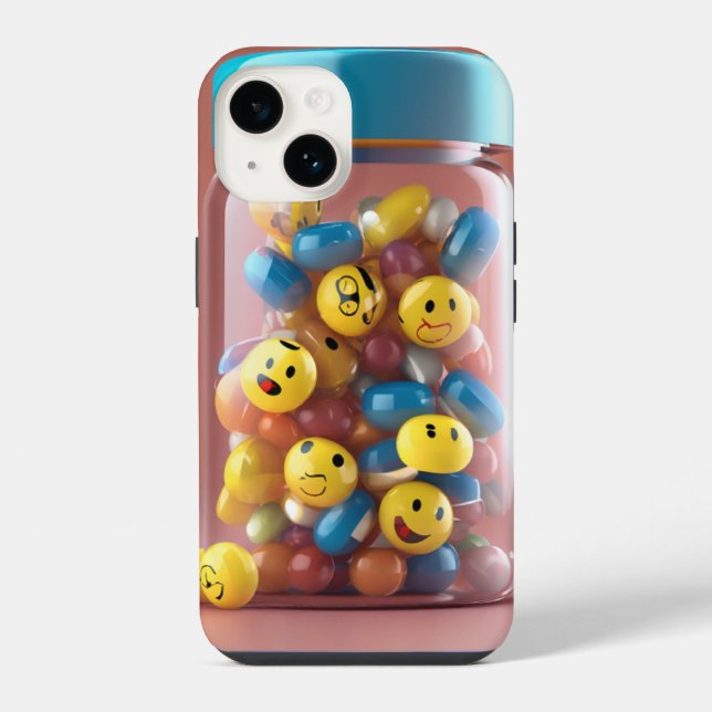 Telefonzelle iPhone 14 Hülle (Rückseite)