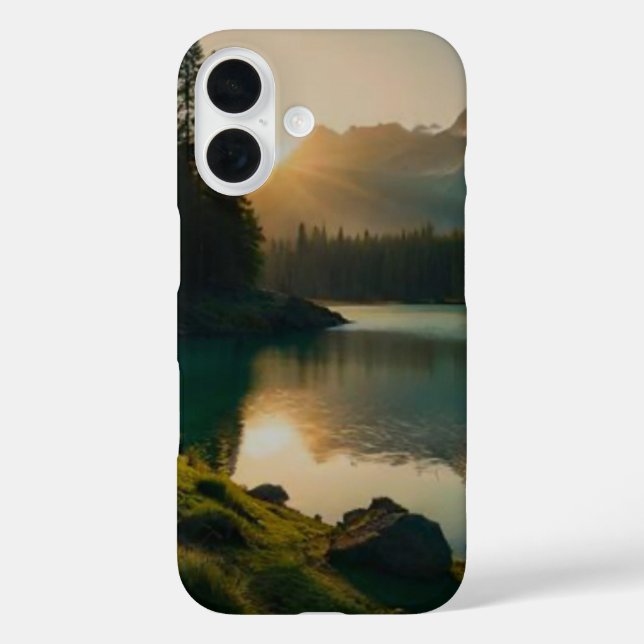 Telefonzelle iPhone 16 Hülle (Rückseite)