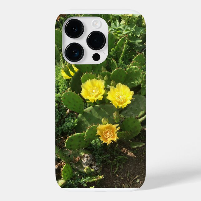 Telefonzelle mit Kaktusbild Case-Mate iPhone 14 Pro Hülle (Rückseite)