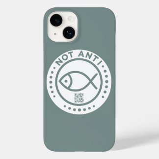 Telefonzelle NichtAntiFish Schlachtschiff grau Case-Mate iPhone 14 Hülle