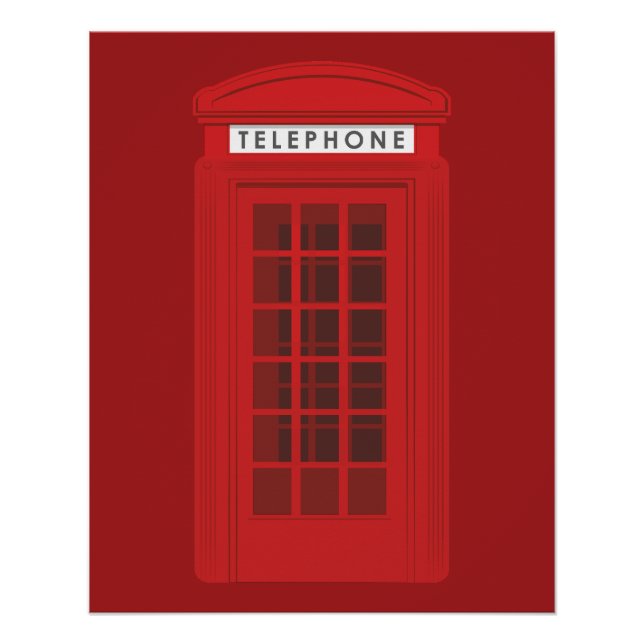 Telefonzelle Poster (Vorderseite)