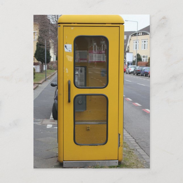 Telefonzelle Postkarte (Vorderseite)