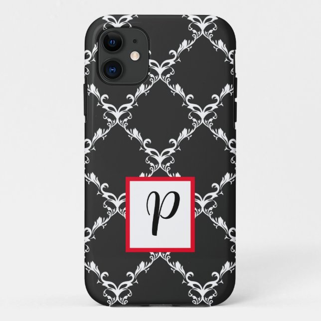 Telefonzelle, schwarz und weiß Case-Mate iPhone hülle (Rückseite)