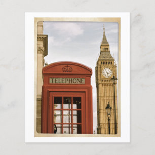 Telefonzelle und Turm von Big Ben Flyer