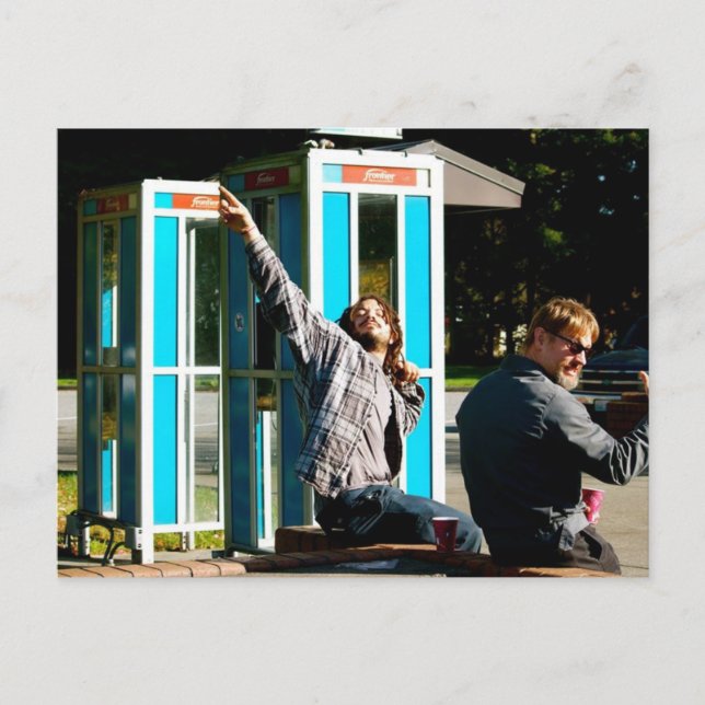 Telefonzellen-Fans Postkarte (Vorderseite)