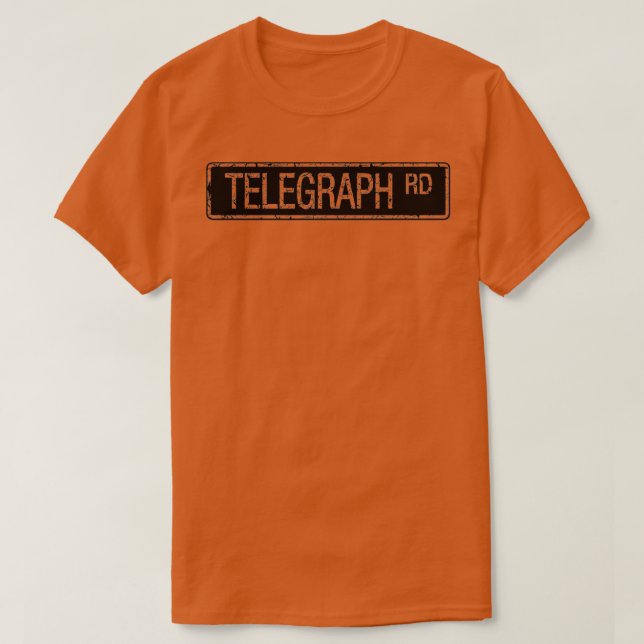 Telegrafenschablone T-Shirt (Design vorne)