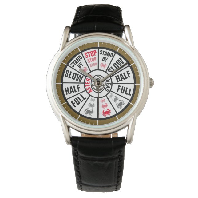 Telegraph des benutzerdefinierten Schiffes Armbanduhr (Vorderseite)