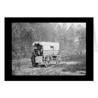 Télégraphe Batterie Wagon près de Petersburg 1864