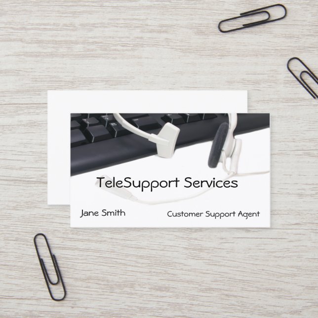 Telekommunikations-Visitenkarte Visitenkarte (Vorderseite/Rückseite Beispiel)
