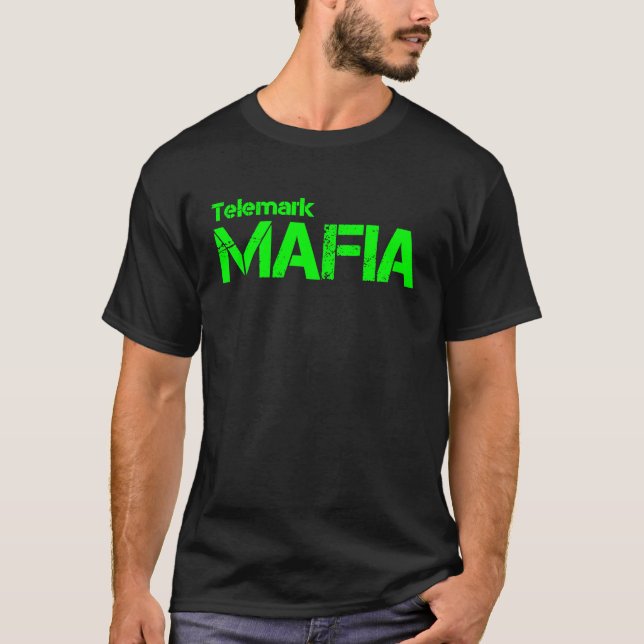 Telemark Mafia Ski T-Shirt (Vorderseite)