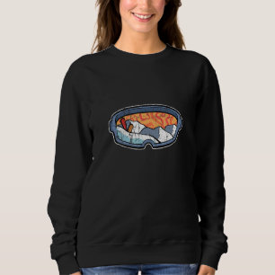 Telemark Norwegen Skier Backcountry Skifahren Tele Sweatshirt