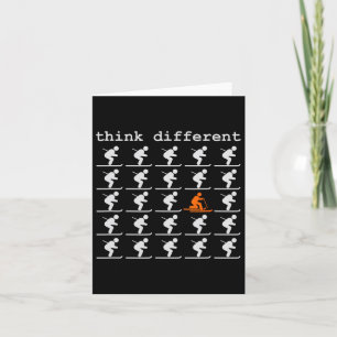 Telemark Skifahren - Verschiedene S Karte