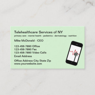 Telematikdienste Mobile Medizin Visitenkarte