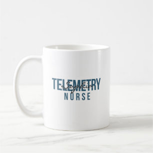 Telemetrie-Krankenschwester Personalisierter Name Kaffeetasse