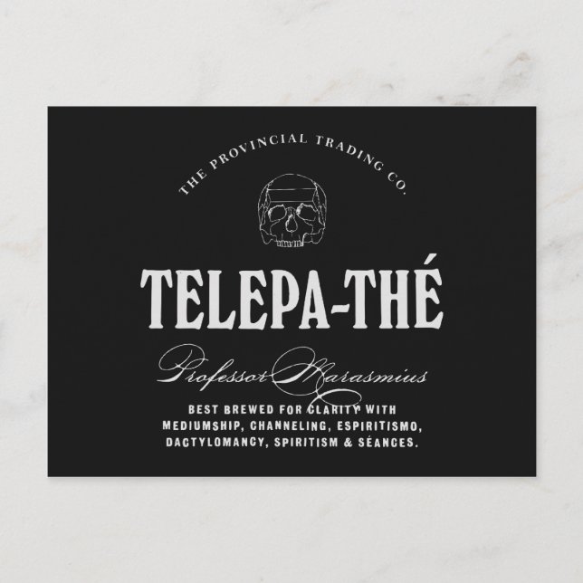 TELEPA-THÉ - Postkarte (Vorderseite)