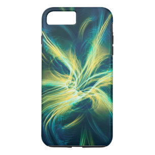 Téléphone / Palette bleue fractée coque ipad