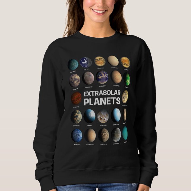 Telescope Astronomy Extrasolar Planets Cosmology B Sweatshirt (Vorderseite)