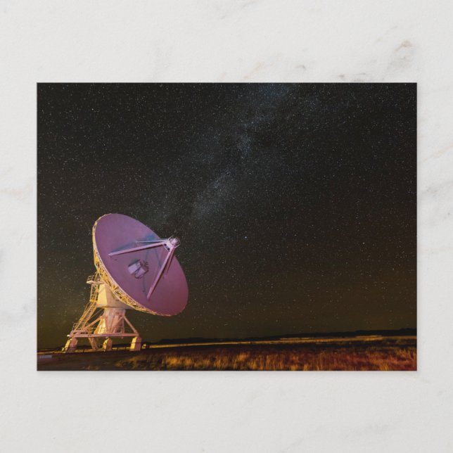 Telescope Milky Way | San Agustin New Mexico Postkarte (Vorderseite)