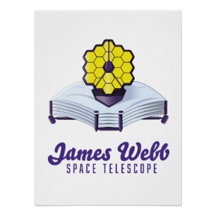 Télescope spatial James Webb. Affiche