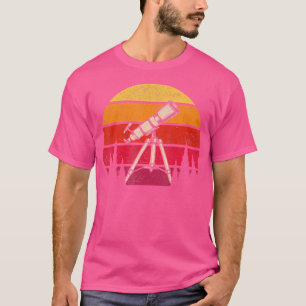 Telescope Sunset Astronomie T-Shirt